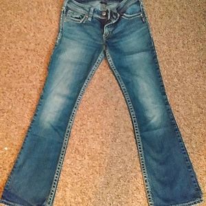 Silver brand women's jeans, Suki, size 27 x 30.